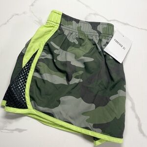 F21 Camo Athletic Shorts